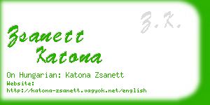 zsanett katona business card